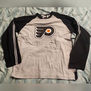 Vintage CCM Philadelphia Flyers Men's Size Medium Long Sleeve‎ 90s NHL